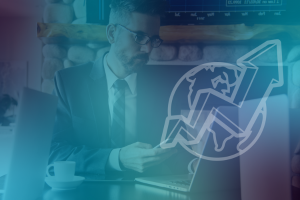 busy entrepreneur checking his phone